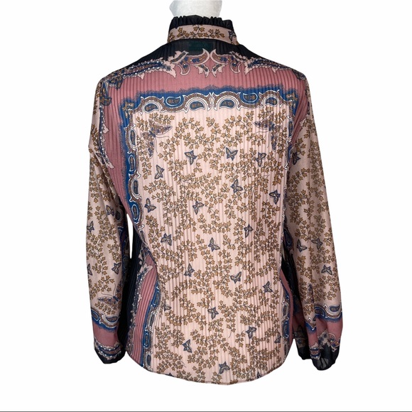 Lady Carol Petites Vintage Blouse Butterfly Pattern size SP - Picture 7 of 16